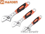 Harden Adjustable Wrench Spanners Anti Slip Soft Grip, Sizes 200-300MM. Fixed Price $13.44.