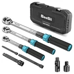 8PCS Torque Set 1/4 & 3/8 1/2-INCH 3% Accuracy Click Wrenches. Fixed Price $68.99.