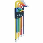 Wiha 66981 13 Piece Ball End Color Coded Hex L-key Set Inch. Fixed Price $64.83.