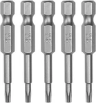 Utoolmart 1/4 Inch Hex Shank Screwdriver Bits, Star 5 Point Hollow Head, TS10. Fixed Price $11.35.