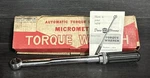 Vintage Duro Chrome 8084A Micrometer Torque Wrench. Fixed Price $89.95.