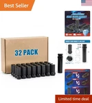 32PCS M14X2.0 Nuts Black With 7 Spline Tuner, Locking Inch .... Fixed Price $59.99.