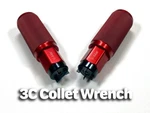 3C Collet Wrench, Aluminum Handle, 4140 Head. Strong Beautiful. Made Usa. Fixed Price $44.95.
