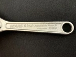 Looks New Sears 6 Adjustable Wrench Unique Logo/stock Number 9-30753 Craftsman. Fixed Price $8.88.