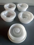 Poly Plug Buttress Bung Cap 2" With 3/4" Knock Out Gasket For Drum, Br. Fixed Price $8.69.