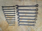 Proto Professional Sae 18PC Combination Wrench Set 1/4 3/8" 1-1/2" Black Oxide. Fixed Price $329.95.