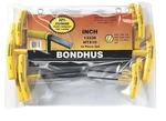 Bondhus 13338 Set Of 10 Hex T-handles, Sizes 3/32-3/8-INCH. Fixed Price $53.24.