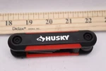 (9-PK) Husky Folding Hex Key Set Black/red Sae. Fixed Price $6.58.
