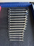 Craftsman 6-19MM 12PT Combination Wrench Set Chrome 14PC. Fixed Price $99.99.