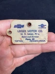 Vintage Chevrolet Keychain Coin Holder Ring Auto Accessory Topton Penn Truck. Fixed Price $39.99.