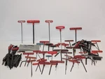 Lot 100+ Eklind Allen Amf T-handle Hex Key Wrenches Assorted Sae/metric. Fixed Price $79.99.