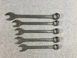 Pro Combination Wrenchs Drop Forged Steel Taiwan 13/16" 7/8" 15/16" 1" 1-1/4". Fixed Price $11.21.