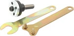 Uxcell 3/8"(10MM) Drill Angle Grinder Mandrel Adapter Disk Holder 2 Wrench Set. Fixed Price $14.95.