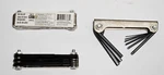 9PC Folding Pocket Metric Hex Key Allen Wrench Set 1.27 1.5 2.5 3 4 5.5 6 Mm. Fixed Price $8.00.