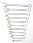 11 Pieces Mechanics Shop Handy Man Tools Sae Standard Combination Wrench Set. Fixed Price $24.00.