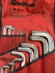 Snap-on 18 Pc Sae Allen Hex Wrench Set .028-3/4" AW1020DK Missing 11/16 +1 Small. Fixed Price $129.99.