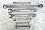 7 Vintage Montgomery Ward Powr-kraft 100 Series Wrenches Combination Dbl Box-end. Fixed Price $34.94.