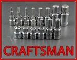 Craftsman 14PC 3/8 1/2 Sae Metric Hex Allen Key Bit Ratchet Wrench Socket Set. Fixed Price $36.40.