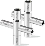 2PCS Way Sillcock Key Set 1/4", 9/32", 5/16", 11/32 Steel Water H. Fixed Price $20.23.