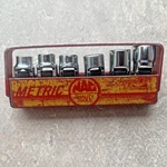Mac Tools Metric 7 Piece 3/8 Chrome Pts Swivel Set 10-15MM XU6, Tray XT34Y. Fixed Price $150.01.