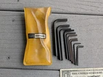 Craftsman Sae Short Arm Hex Key Wrench Set Complete 11PC W/ Pouch 46693 Usa. Fixed Price $8.00.