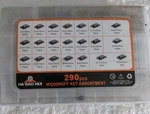 290PCS Metric Woodruff Key Assortment Kit - 15 Popular Sizes, Semicircle. Fixed Price $28.50.