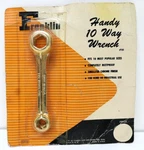 Vtg Franklin Handy Way Wrench #101 Fits Most Popular Sizes 5-1/8"L Usa Nos. Fixed Price $24.99.