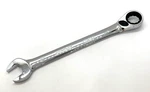 Stanley Tools 18MM Metric Ratcheting Offset Head Combination Wrench 12-POINT 9". Fixed Price $24.00.