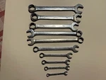 Mac Tools 10PC 12PT Sae Combination Cw Set 1/4 Thru 13/16 Wrenches Lot. Fixed Price $69.99.