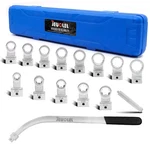 Jeuclel 15PC Belt Tensioner Pulley Tool Kit Universal Idler Removal Set. Fixed Price $67.99.