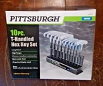 Pittsburgh 10PC T-handled Hex Key Set With Stand -metric- Item #62172. Fixed Price $20.54.