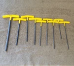 Bondhus T-handle Hex Key Wrench Set Sae 3/8 1/4 3/16 9/64 7/64 3/32". Fixed Price $47.49.