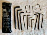 Craftsman 46683 14-PIECE Hollow Set Screw Key Assortment. Fixed Price $17.00.