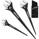 16" 12" 10" Adjustable Spud Wrench Set Sae & Metric Cr-v Black Oxide Finish. Fixed Price $34.79.