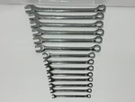 Westward Tools 14PC Full Polish Chrome Sae 1/4"-1-1/8" Combination Wrench Set. Fixed Price $129.99.