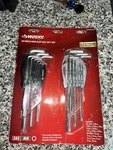 Husky Bite Sae/metric Non-slip Hex Key Set 18-PIECE. Fixed Price $44.00.