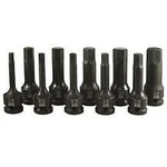 Tools ATD-4625 () 1/2" 10-PIECE Sae Impact Hex Driver Set. Fixed Price $94.10.
