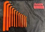 Cementex 11 Pc Insulated Long Arm Hex Wrench Set Sae. Fixed Price $150.00.