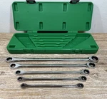 Sk Tools 5PC 89250 Xxl Long Spline Sae Box End Wrench Ratcheting 1/4 - 3/4 Vg. Fixed Price $199.99.