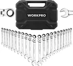 Workpro 22PC Ratcheting Wrench Set 72 Teeth Flex-head Combination. Fixed Price $96.99.