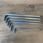 Lot Of Gehawe Allen Wrenches #11,10,9,8,7 And 5 Missing #6 W.germany. Fixed Price $22.00.