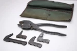 1930S Merplirench Eifel-gear Plierench Set W/ 5 Jaws & Pouch Chicago Il, Usa. Fixed Price $125.00.