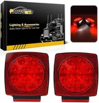 Partsam 12V Submersible Square Led Trailer Light,red White Stop Turn Tail. Fixed Price $22.09.