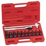 Genius Tools Piece 1/2" Dr. Sae Hex Impact Bit Socket Set (cr-mo) TH-412S. Fixed Price $134.70.