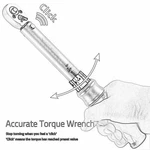 Swishti Pro 1/4" Click Torque Wrench 1-25NM Carbon Bicycle Parts Hand Tool. Fixed Price $49.85.