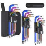 Kimapeso Allen Key Set Torx Sae Metric Wrenches 27PCS, Black. Fixed Price $60.99.