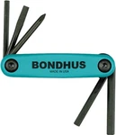 Bondhus Gorilla Grip Utility Fold Up Driver Set Hex Slot Flat Phillips Usa 12540. Fixed Price $12.99.
