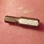 Hex Screwdriver Bit 3/16 Sae Silver Standard Piece Tool. Fixed Price $19.99.