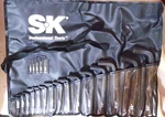 New! Sk S-k 19625 20 Pc. Sae Hex Key Allen Wrench Set Roll Pouch .028"-3/4" Usa. Fixed Price $64.95.