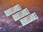 Uss Defiant - Valiant Sao Paulo Conversion Decals Star Trek Eaglemoss No Model. Fixed Price $11.98.